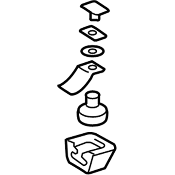 5134009AA Mopar Hinge-Sunroof Illustration 1 of 1