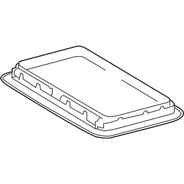 5124715AA Mopar Bezel-SUNROOF Illustration 1 of 1