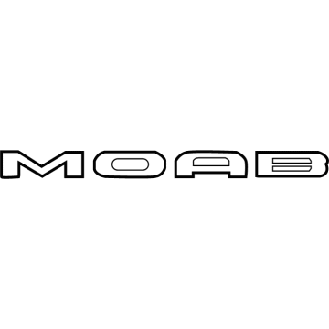 6ND601XFAA Mopar Hood Decal Illustration 1 of 1