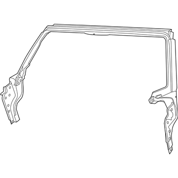 68202417AD Mopar Windshield Frame Illustration 1 of 1