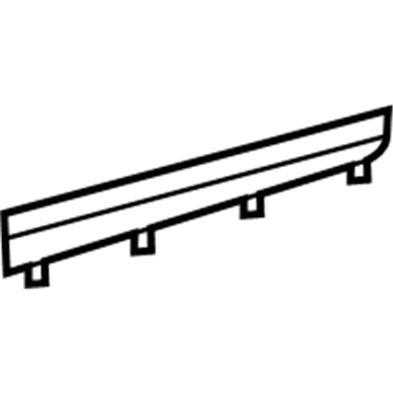 5258010AA Mopar Instrument Panel Bezel Illustration 1 of 1