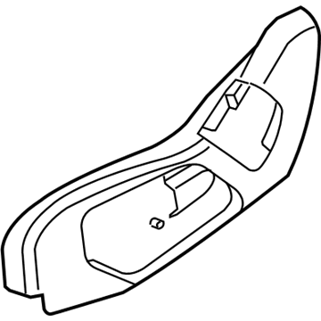 1XN08BD3AA Mopar Seat Adjuster Shield Illustration 1 of 1