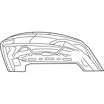 5008940AJ Mopar Deck Lid Illustration 1 of 1