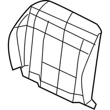 1RX05XDVAA Mopar Front Seat Back Panel Illustration 1 of 1