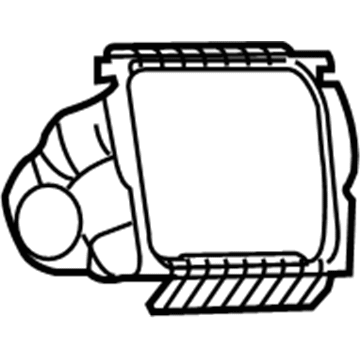 52029338AD Mopar Blocker-STEERING COLUMN OPENING Illustration 1 of 1