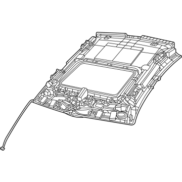 6GD02DX9AF Mopar Headliner Illustration 1 of 1