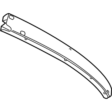5113097AB Mopar Rear Bumper Beam Illustration 1 of 1
