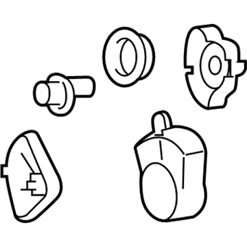 68270195AA Mopar Lever-A/C ACTUATOR Illustration 1 of 1