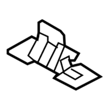 Mopar 68261709AA Clip-Z-Axis 68261709AA Mopar Clip-Z-Axis Illustration 1 of 1