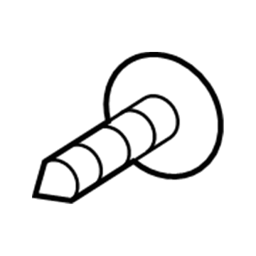 6106219AA Mopar Tapping Screw Illustration 1 of 1