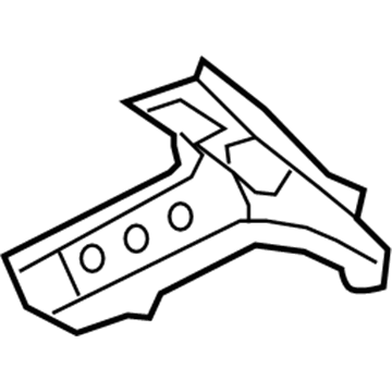 5074861AA Mopar D Pillar Upper Reinforcement Illustration 1 of 1