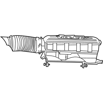 Mopar 53032652AA Air Cleaner Duct 53032652AA Mopar Air Cleaner Duct Illustration 1 of 1