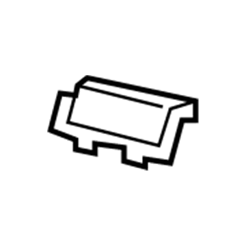 Mopar 1FL411D5AA Bezel 1FL411D5AA Mopar Bezel Illustration 1 of 1