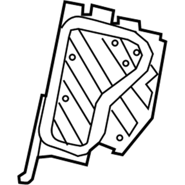 68194853AA Mopar Rear Seat Back Frame Illustration 1 of 1