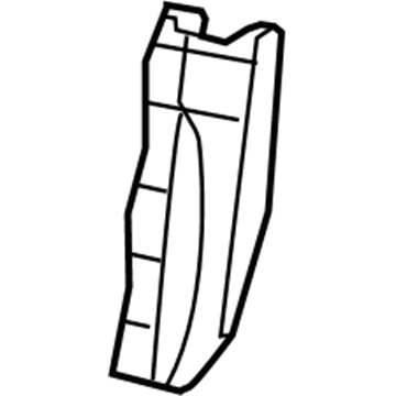 68194857AA Mopar Seat Back Foam Illustration 1 of 1