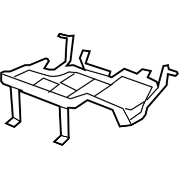 Mopar 68003008AA Rear Seat Cushion Frame 68003008AA Mopar Rear Seat Cushion Frame Illustration 1 of 1