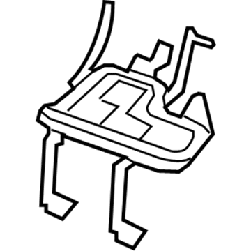 68003007AA Mopar Rear Seat Cushion Frame Illustration 1 of 1