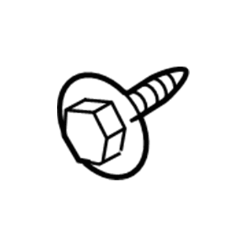 6104172AA Mopar Hexagon Flange Head Screw Illustration 1 of 1