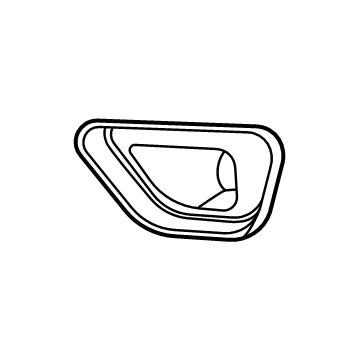 Mopar 5RK90LS1AA Fog Lamp Bezel 5RK90LS1AA Mopar Fog Lamp Bezel Illustration 1 of 1