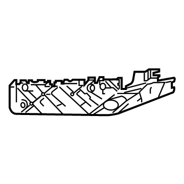 68223469AA Mopar Fascia Bracket Illustration 1 of 1