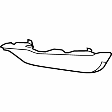 68143096AC Mopar SPAT-Front FASCIA Illustration 1 of 1