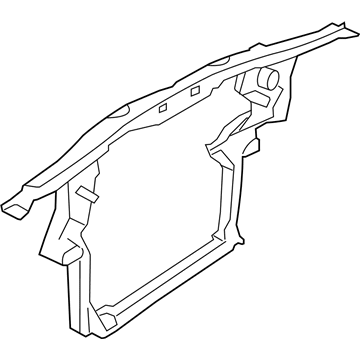 68019021AA Mopar Radiator Closure Panel Illustration 1 of 1