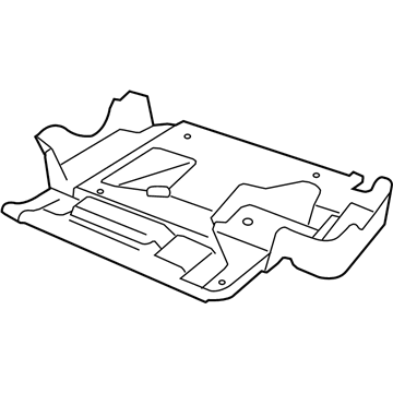 52129290AC Mopar Support-Front Belly Pan Illustration 1 of 1