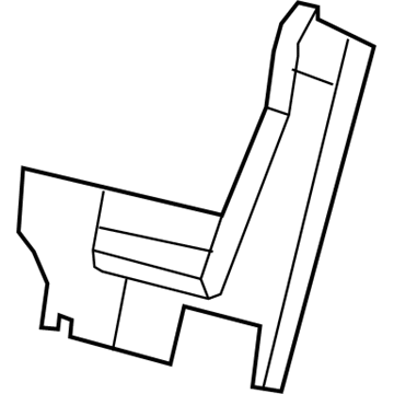 68024951AA Mopar Seat Back Panel Illustration 1 of 1