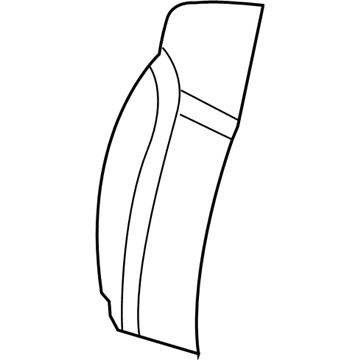 Mopar 68024896AB Foam-Front Seat Back 68024896AB Mopar Foam-Front Seat Back Illustration 1 of 1