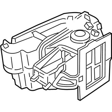 Mopar 5142554AA Heater Housing 5142554AA Mopar Heater Housing Illustration 1 of 1