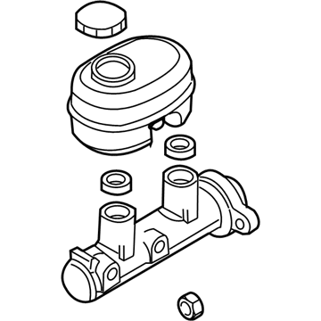 Brake Master Cylinder For Ram 2500 3500 1500 & Dodge 2002-2006 - Evan-Fischer