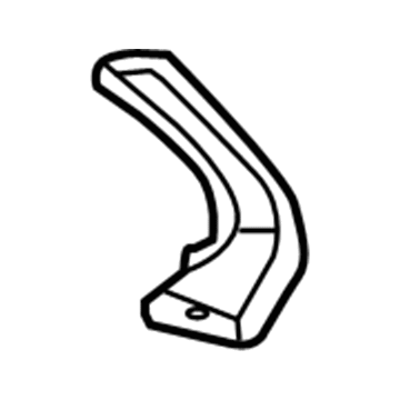 68251090AA Mopar Bracket-Radiator Closure Illustration 1 of 1