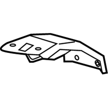 68291672AA Mopar Bracket-Tow Hook Illustration 1 of 1