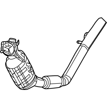 Jeep Wrangler Catalytic Converter - 68281699AH