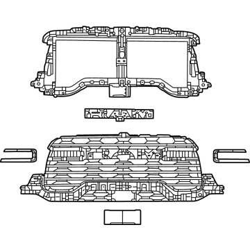 2025 Ram 3500 Grille - 68719402AB