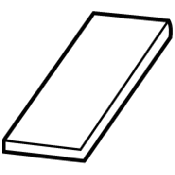 5121446AA Mopar Fender To Cowl Seal Illustration 1 of 1