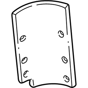 Mopar 5GD57RK5AB Rear Corner Panel 5GD57RK5AB Mopar Rear Corner Panel Illustration 1 of 1