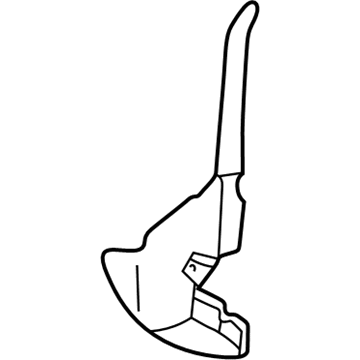 4806029AA Mopar Radiator Shield Illustration 1 of 1