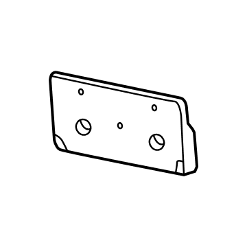 2024 Ram 1500 Classic License Plate - 68141642AA