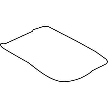 Mopar 68033427AB Sunroof Glass 68033427AB Mopar Sunroof Glass Illustration 1 of 1