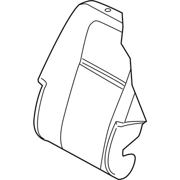 1LR491DVAA Mopar Front Seat Back Cover Illustration 1 of 1