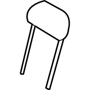 1FQ681D5AA Mopar Rear Headrest Illustration 1 of 1