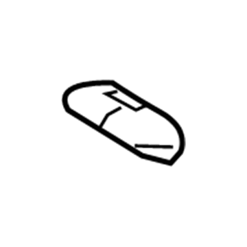 ZS501D5AA Mopar Cover-Seat Belt Guide Illustration 1 of 1