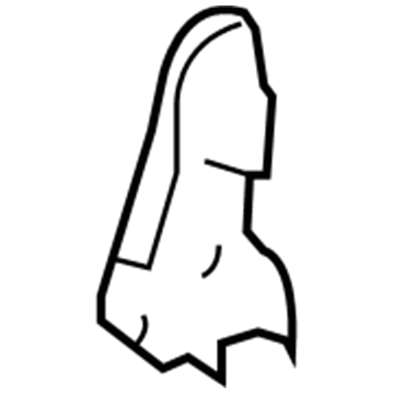 ZS331D5AA Mopar Shield-Seat Latch Illustration 1 of 1