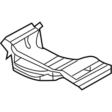 68053384AC Mopar Floor Console Duct Illustration 1 of 1