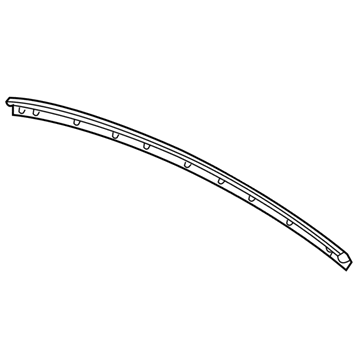 68078126AA Mopar Hood Seal Illustration 1 of 1