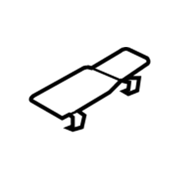 RR30WL8AA Mopar Cover-Rear Floor ESCUTCHEON Illustration 1 of 1