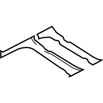 5020021AC Mopar Floor Pan Crossmember Illustration 1 of 1