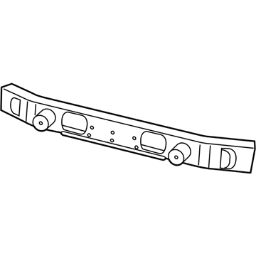 68352789AC Mopar Front Bumper Beam Illustration 1 of 1
