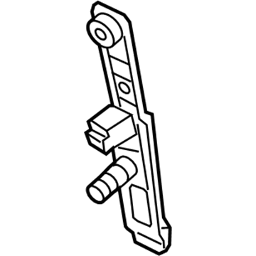 4610241AD Mopar Seat Belt Turning Loop Adjuster Illustration 1 of 1